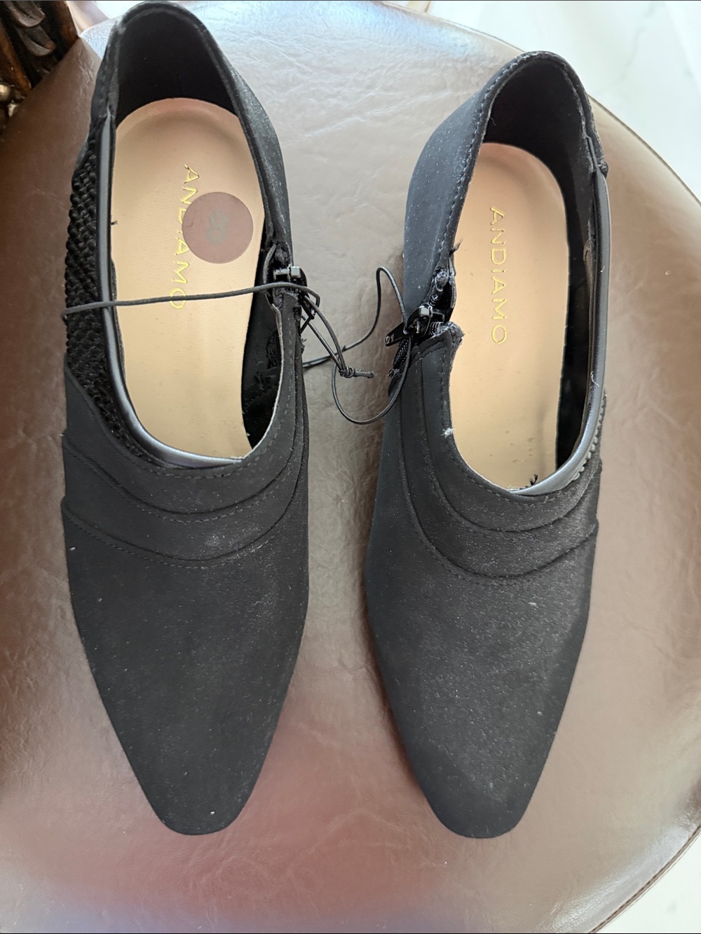 Andiamo Black Women's Ankle Booties